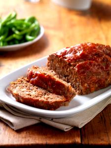 1 Cup Meat Loaf Made with Beef in Tomato-Based Sauce