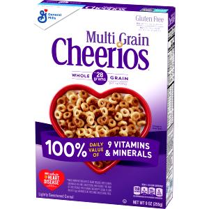 1 Cup Multigrain Cheerios Cereal With Milk