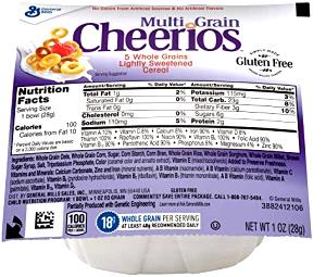 1 Cup Multigrain Cheerios Plus
