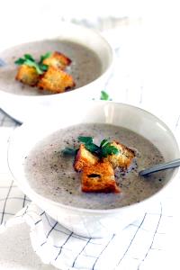 1 cup Mushroom and Brie Bisque (Cup)
