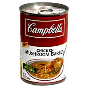 1 Cup Mushroom Barley Soup, Condensed