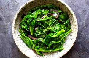 1 Cup Mustard Greens, Boiled W/Salt
