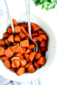 1 Cup, NFS Glazed Carrots
