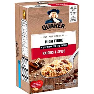 1 Cup Oats Cereal with Raisins and Spice (Instant, Prepared with Water, Fortified)