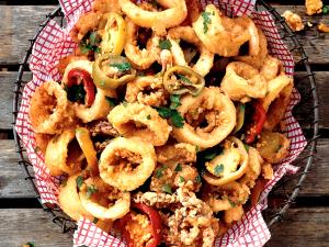 1 Cup Of Fried Breaded Squid