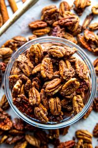 1 Cup Oil Roasted Pecan Nuts (Without Salt Added)