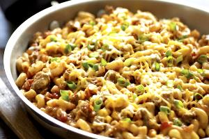 1 cup One Pot Salsa Beef Skillet