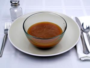 1 Cup Onion Soup (with Equal Volume Water, Canned)