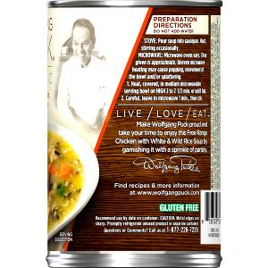 1 cup Organic Chicken with White & Wild Rice Soup