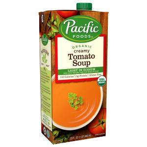 1 Cup Organic Creamy Tomato Soup, Light Sodium