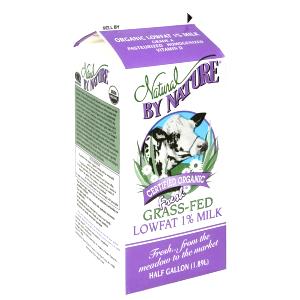 1 cup Organic Grass-Fed Lowfat 1% Milk