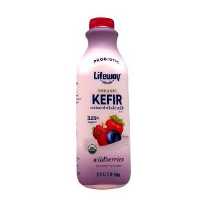 1 Cup Organic Kefir, Whole Milk, Wildberries