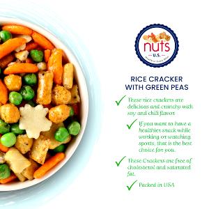 1 Cup Oriental Party Mix (Chili Rice Crackers, Fried Green Peas Sesame Sticks and Peanuts)