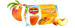 1 Cup Peaches In Peach Gel