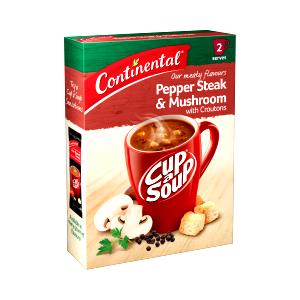 1 Cup Pepper Steak Soup, Rts