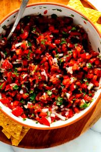 1 cup Pico De Gallo & Chips (Cup)