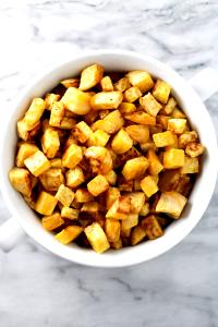 1 Cup Pieces Cooked Rutabaga (Fat Not Added in Cooking)