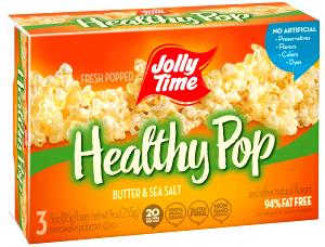 1 Cup Popcorn, Healthy Pop, Butter Flavor, 94% Fat Free