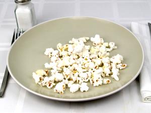 1 Cup Popcorn, White Cheddar, Popped