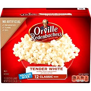 1 cup popped (33 g) Tender White Popcorn