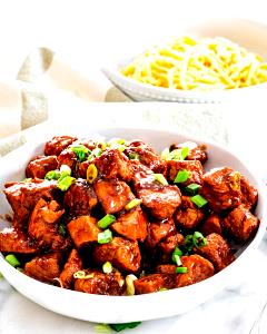 1 Cup Pork and Onions with Soy-Based Sauce (Mixture)