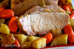 1 Cup Pork Roast W/Carrots & Potatoes Soup, Rts