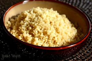 1 cup prepared (1/4 cup dry) (43 g) Organic White Quinoa