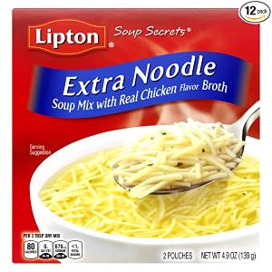 1 cup prepared (16 g) Noodle Soup with Real Chicken Flavor Broth