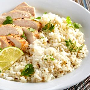 1 cup prepared (2 oz) Latin Selections Chicken Cilantro & Lime Rice