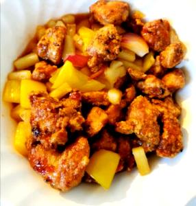 1 cup prepared (227 g) Creations Sweet & Sour Chicken