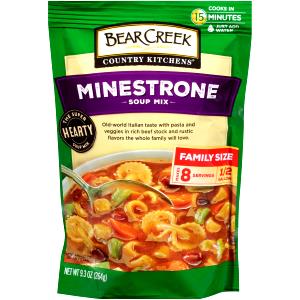 1 cup prepared (33 g) Minestrone Soup Mix