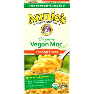 1 cup prepared (71 g) Organic Vegan Mac, Cheddar Flavor