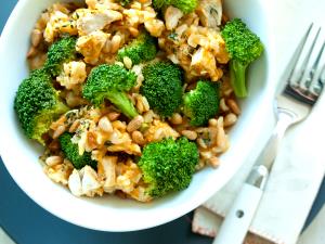 1 cup prepared Whole Grains Rice Sides - Chicken Broccoli