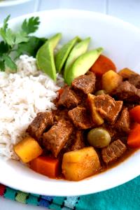 1 Cup Puerto-Rican Style Beef Stew (Carne Guisada Con Papas)