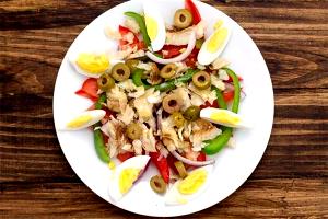 1 Cup Puerto Rican Style Codfish with Starchy Vegetables (Serenata De Bacalao)