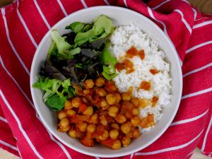 1 Cup Puerto Rican Style Fried Chickpeas (Garbanzos Fritos)