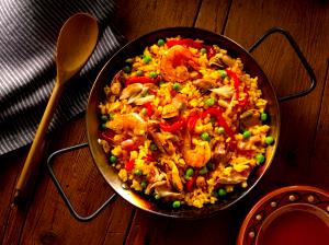 1 Cup Puerto Rican Style Seafood Paella (Paella A La Marinera)