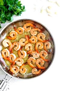 1 Cup Puerto Rican Style Shrimp in Garlic Sauce (Camarones Al Ajillo)