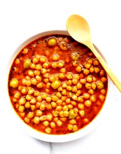 1 Cup Puerto Rican Style Stewed Chickpeas