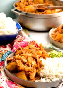 1 Cup Puerto Rican Style Stewed Codfish (Bacalao Guisado)