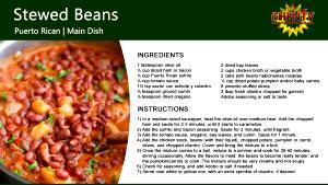 1 Cup Puerto Rican Style Stewed Green Peas (Habichuelas Del Pais)