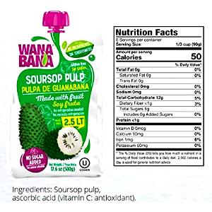 1 Cup Pulp Soursop