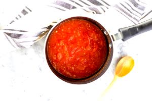 1 Cup Red Ripe Tomatoes (Stewed, Cooked)