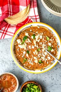 1 Cup Refried Bean, Cheese (Frijoles)