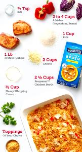 1 Cup Rice Casserole with Cheese