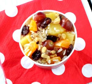 1 Cup Rice Dessert or Salad with Fruit