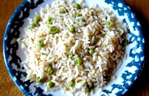 1 Cup Rice with Peas
