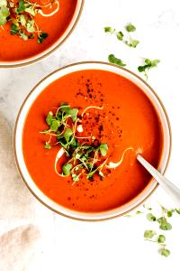 1 Cup Roasted Red Pepper & Tomato Soup, Rts