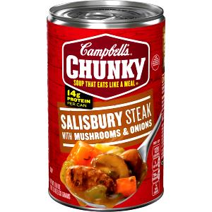 1 Cup Salisbury Steak Soup, Chunky