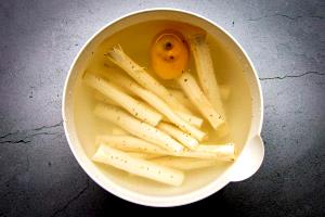 1 Cup Salsify, Boiled W/Salt